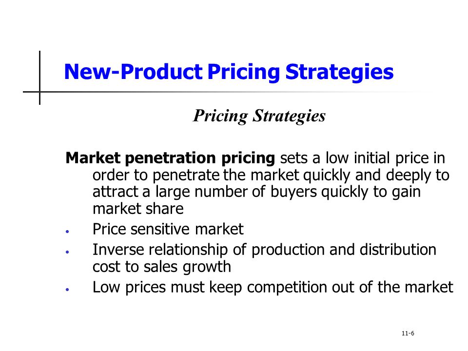 marketing penetration market of Principles